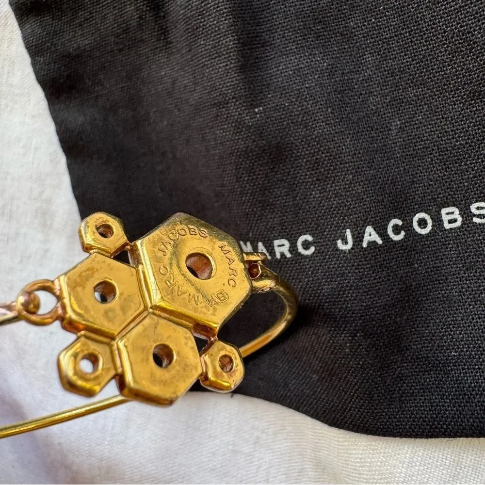 Marc by Marc Jacobs Rose gold gear bracelet cuff bangle